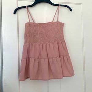 Spaghetti-Strap pale, pink top
